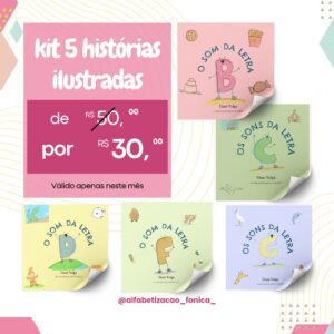 Kit 5 E Books Ilustrados